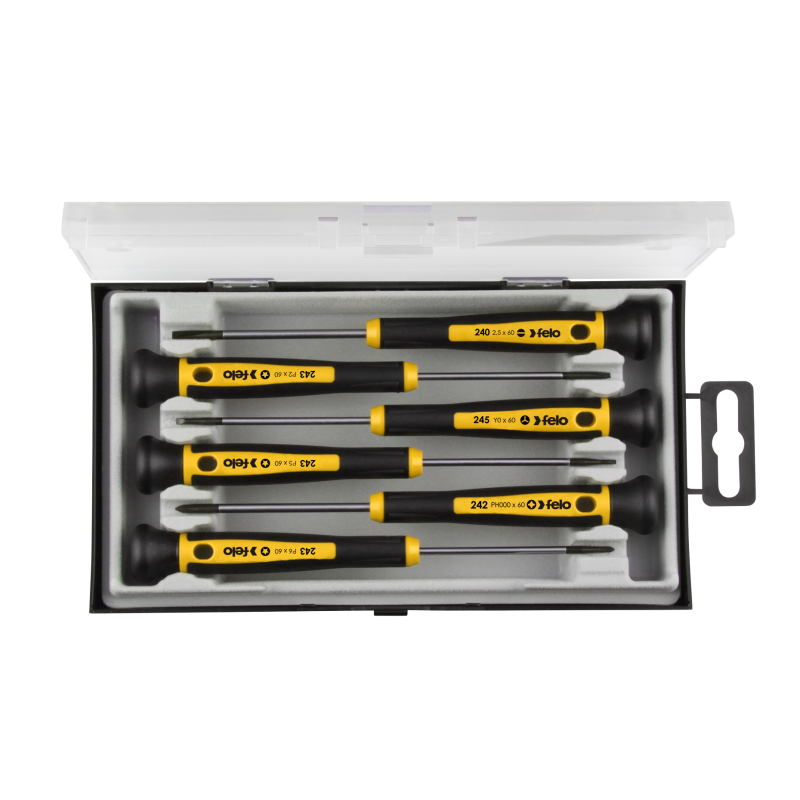 Felo - Präzisionsschraubendreher Satz mit 2K-Griff