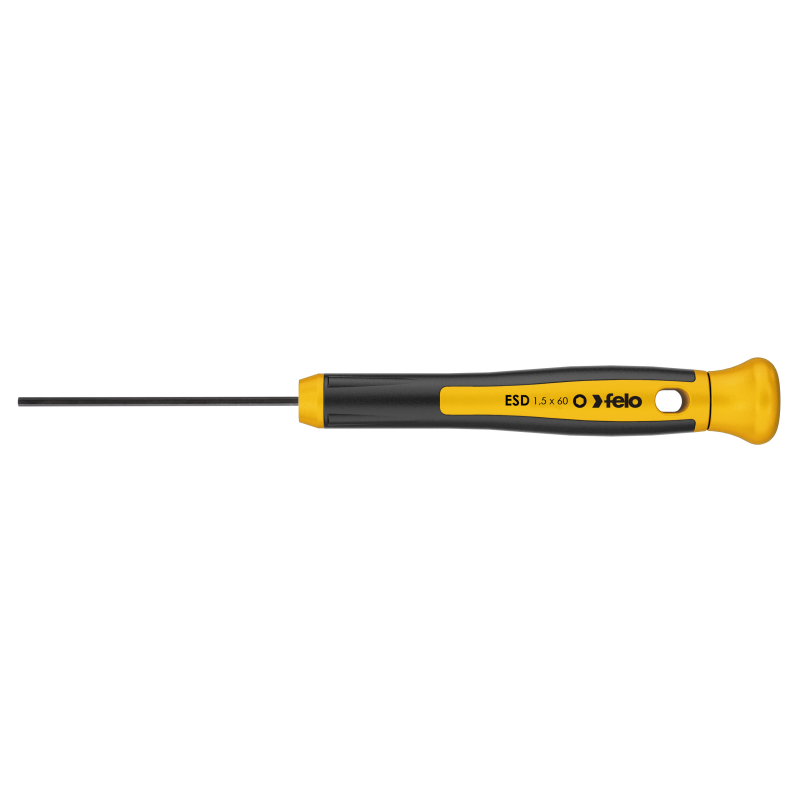 Felo - ESD Präzisionsschraubendreher - Sechskant mit 2K-Griff