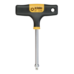 Felo - T-Griff Adapter für 1/4 Stecknüsse mit 2K-Griff