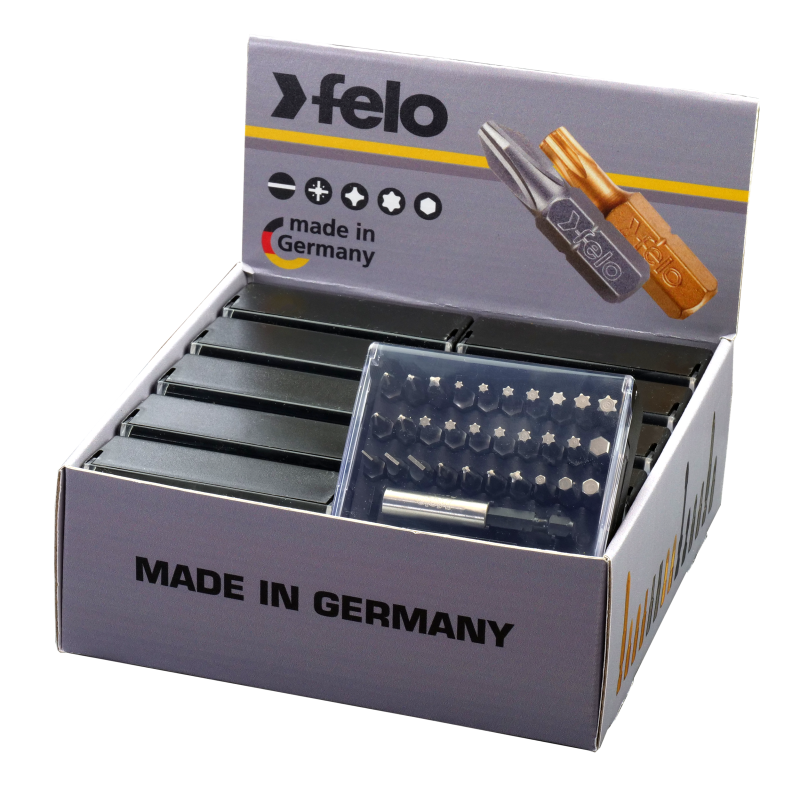 Felo - Display 10 x Bit-Box Industrie 31-tlg.
