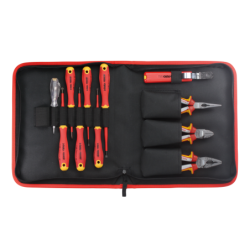 Felo - Werkzeugtasche Ergonic E-Slim VDE 11-tlg.