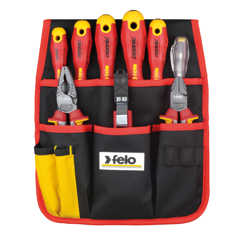 Felo - Gürteltasche Ergonic VDE 9-tlg.