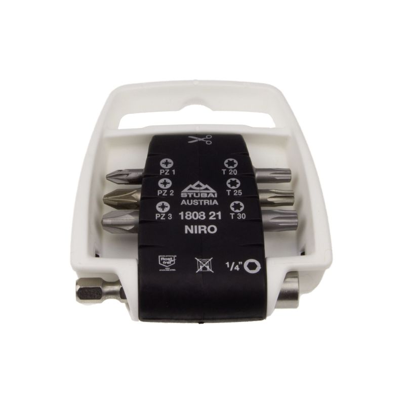 Stubai Bit-Clip Satz NIRO 1 7-tlg