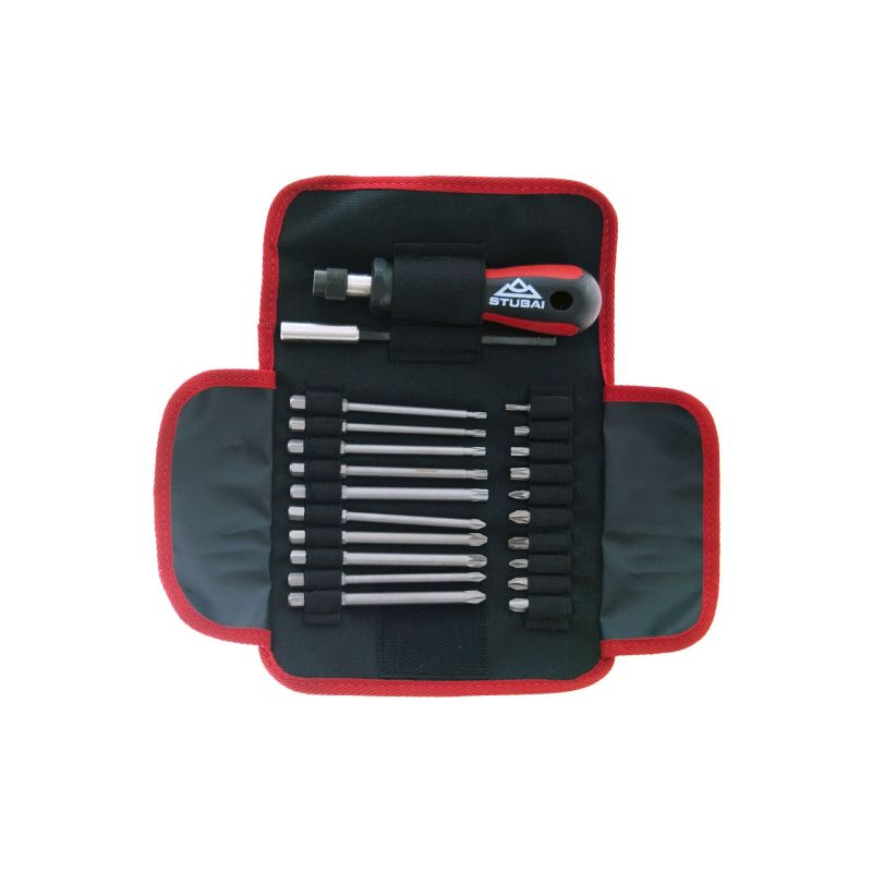 Stubai Bit-Clip Satz in Rolltasche 22-tlg