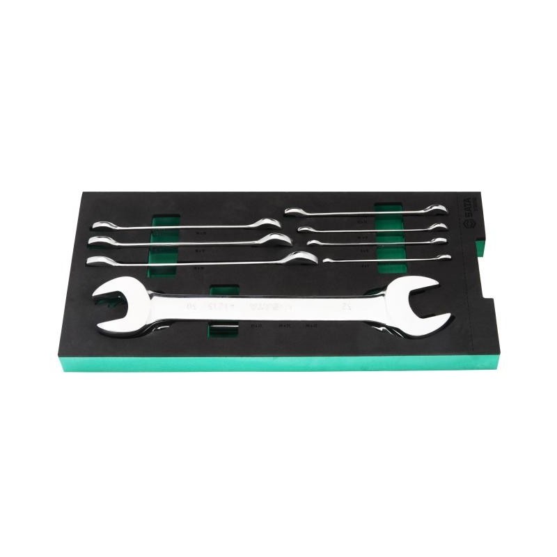 Sata 10 Tlg. Doppelmaulschlüssel Set mit EVA Einlage für Werkstattwage