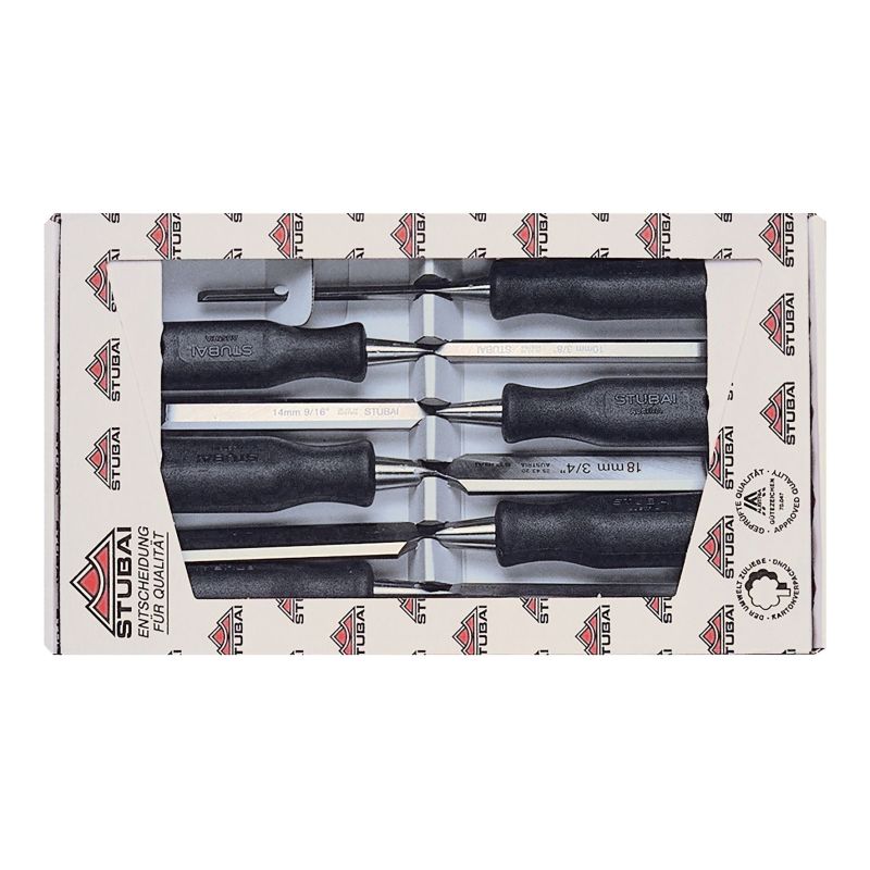 Stubai Stemmeisensatz mit schwarzem Kunststoffheft 6-tlg.