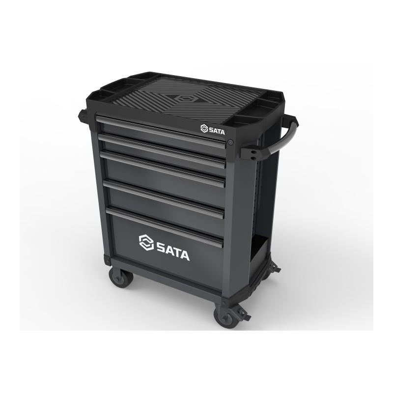 Sata Werkstattwagen mit 5 Schubladen - Pro (Schwarz)