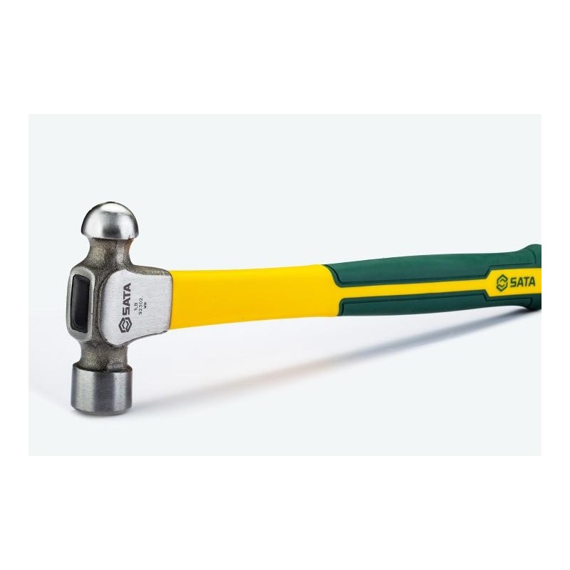 Sata Schlosserhammer englische Form mit Fiberglas-Stiel 454g / 16oz