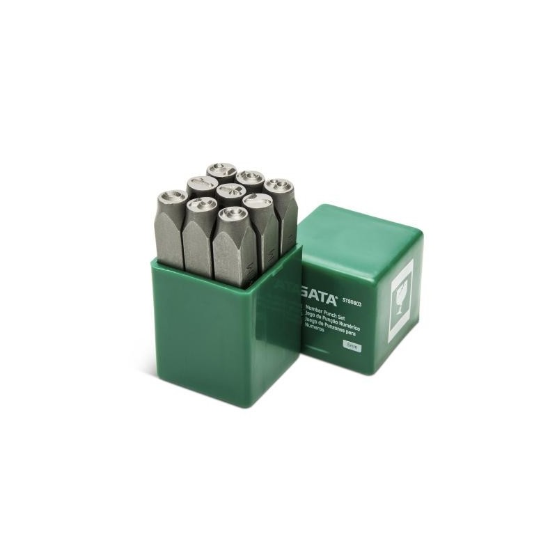 Sata 9 Tlg. Zahlen-Prägestempel-Satz 6mm