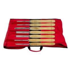 Stubai HSS-Drechselset 7-tlg Rolltasche