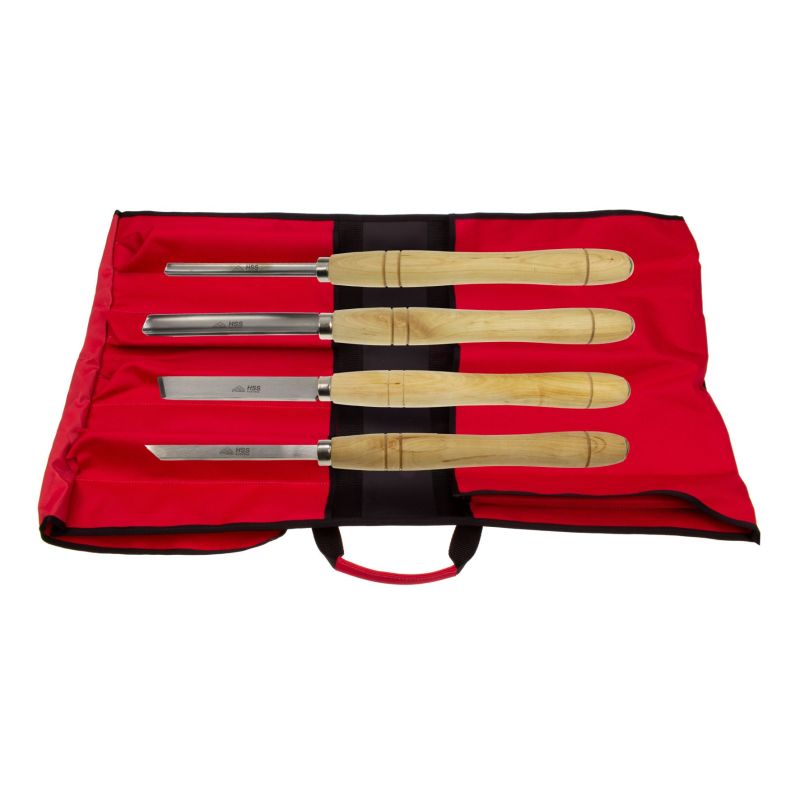 Stubai HSS-Drechseleisen-Set 4-tlg. in Rolltasche