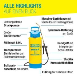 Gloria Prima 8 Drucksprühgerät