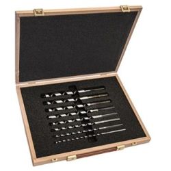 Famag Schlangenbohrer-Satz, 235 mm im Holzkasten 8-teilig: 6, 8, 10, 12, 14, 16, 18, 20 mm
