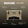 BUNKER Kühlbox 42L
