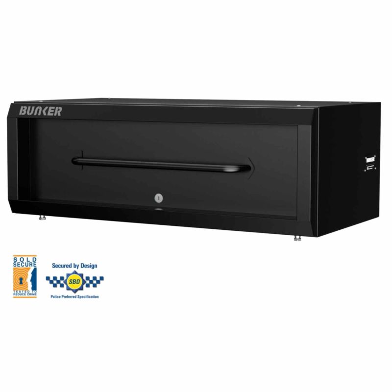 BUNKER K1 Schubladenbox/Stapelbox, schwarz