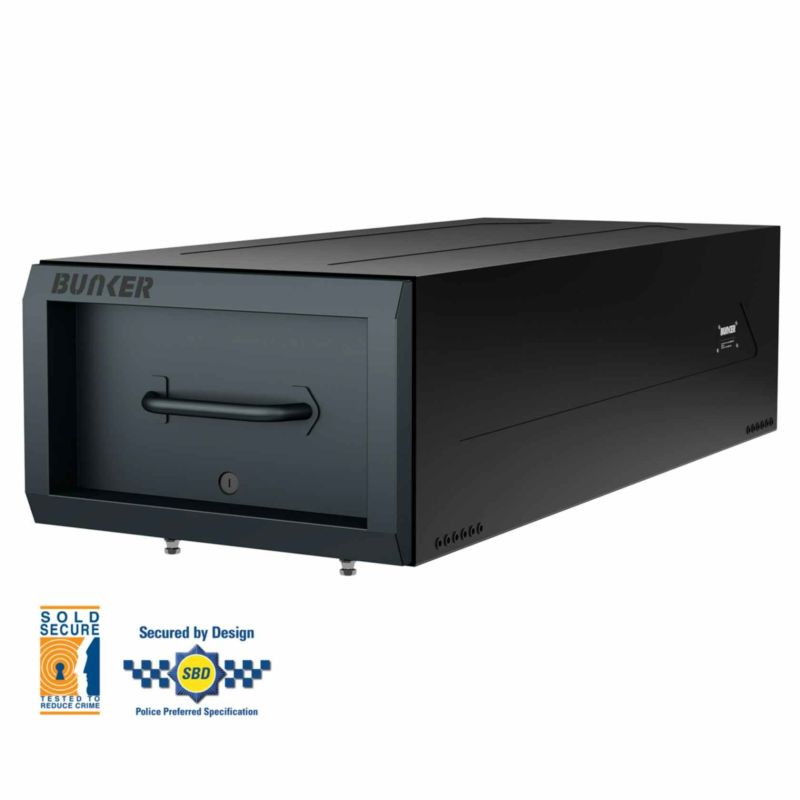 BUNKER S1 Schubladenbox/Schiebelade, grau