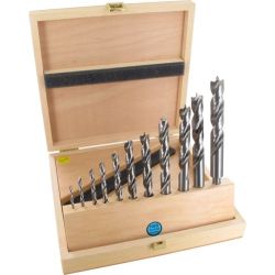 Famag Holzspiralb.-Satz HSS 11-teilig im Holzk Ø 3/4/5/6/8/10/12/13/14/15/16 mm *3