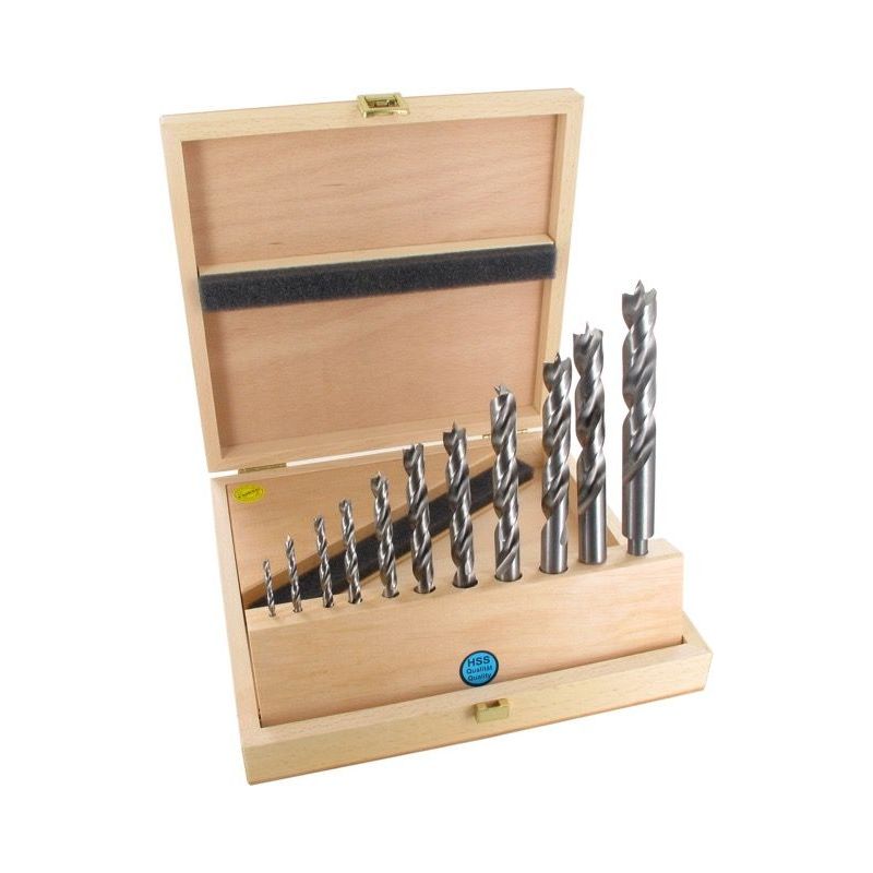 Famag Holzspiralb.-Satz HSS 11-teilig im Holzk Ø 3/4/5/6/8/10/12/13/14/15/16 mm *3