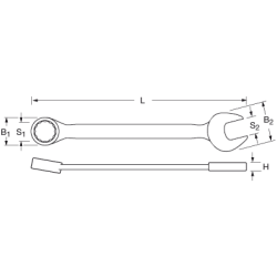 PROXXON Ring-Maulschlüssel, 9 mm