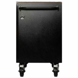 BUNKER Fahrbarer Werkbank-Werkzeugschrank, 15 Schubladen, 183cm, grau