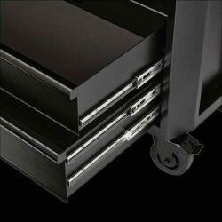 BUNKER Rollunterschrank und Werkzeugkiste, 92cm, schwarz
