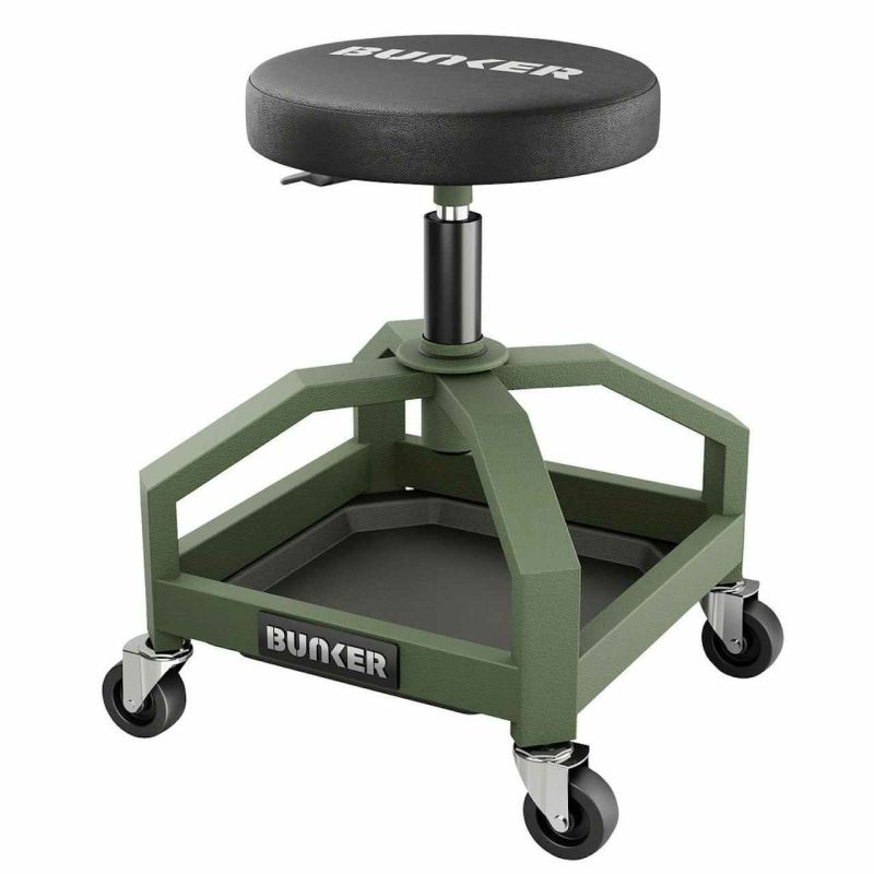 BUNKER Höhenverstellbarer Werkstattstuhl