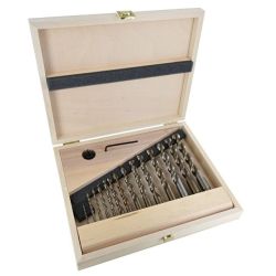 Famag Holzspiralb.-Satz, HSS-G 15-teilig im Holzkasten