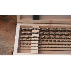 Famag Holzspiralb.-Satz, HSS-G lang 7-teilig im Holzkasten GL 250mm