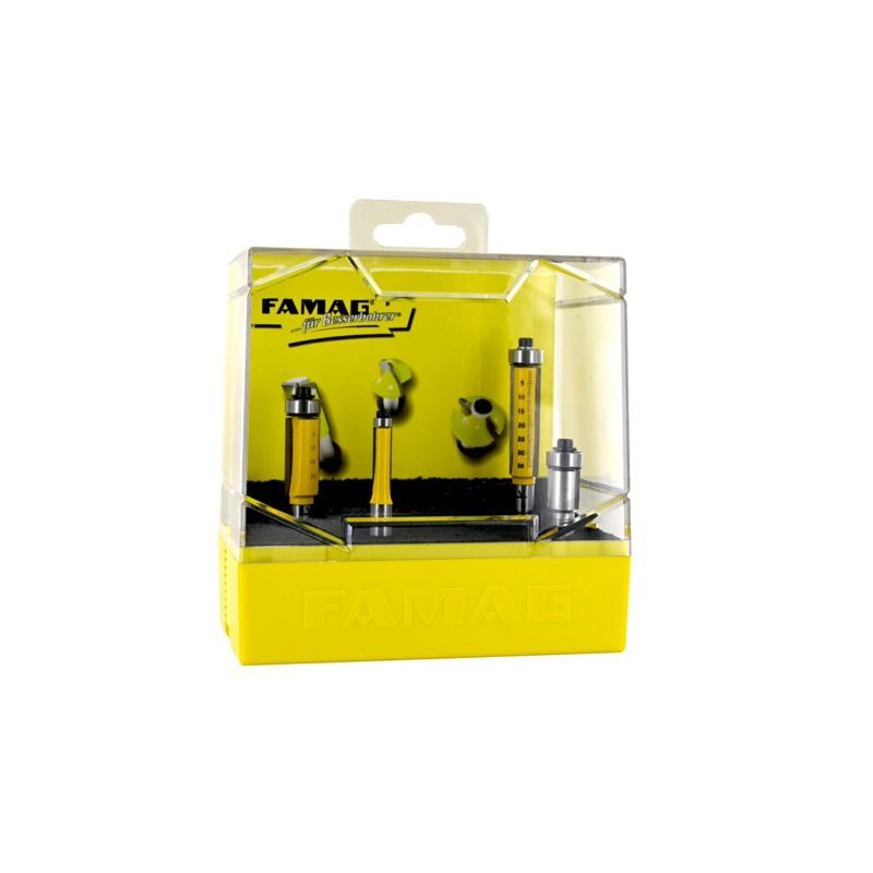Famag HM-Bündigfräser D6 B19 GL64 mm SØ8 mm mit Anlauflager *3