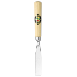 Kirschen Bildhauerbeitel mit Weißbuchenheft, 22 mm, Stich 1, gerade, A