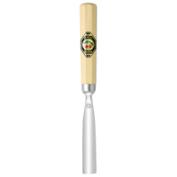 Kirschen Bildhauerbeitel mit Weißbuchenheft, 14 mm, Stich 3, gebogen,