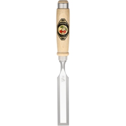 Kirschen Stechbeitel mit Weißbuchenheft, 26 mm, Ulmer-Form
