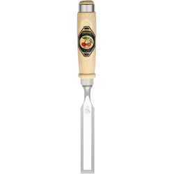 Kirschen Stechbeitel mit Weißbuchenheft, 22 mm, Ulmer-Form