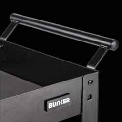 BUNKER 3-Etagen-Rollwagen mit Zuggriff und Hartholz-Werkzeugplatte, 714mm