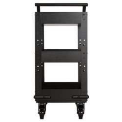 BUNKER 3-Etagen-Rollwagen mit Zuggriff und Edelstahl-Werkzeugplatte, 714mm