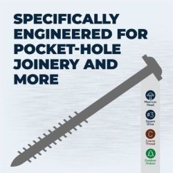 Kreg XL Pocket-Hole Schrauben 102 mm, 75 Stk.