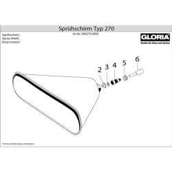 Gloria Spritzschirm 270 – Gloria