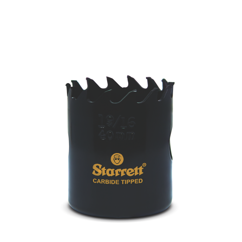 Starrett Hartmetallbestückte Lochsäge (CT) – Triple Chip TCT – 40mm