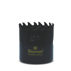 Starrett Hartmetallbestückte Lochsäge (CT) – Triple Chip TCT – 44mm