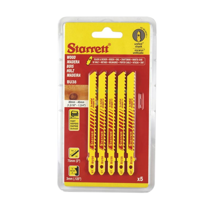 Starrett Bi-Metal Unique Stichsägeblatt – Wood Cutting