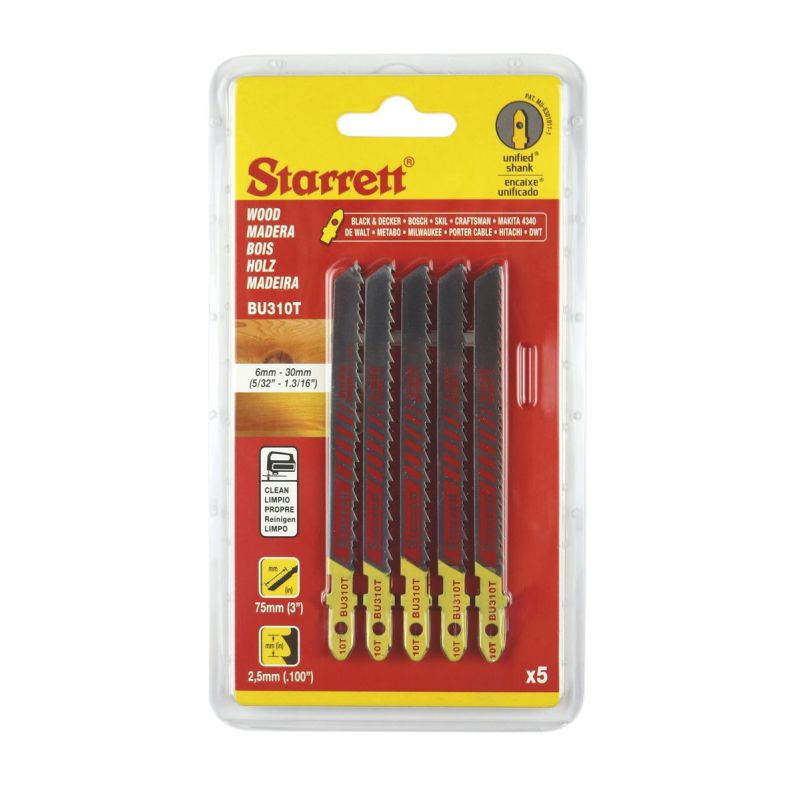 Starrett Bi-Metal Unique Stichsägeblatt – Wood Cutting