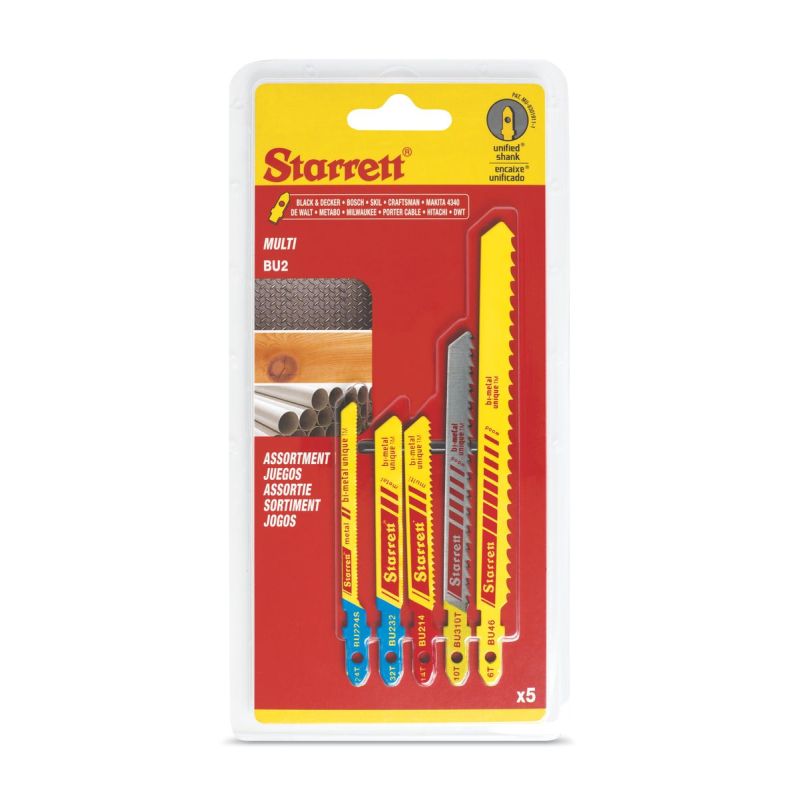 Starrett Bi-Metal Unique Stichsägeblatt-Sortiment – Universal Assortment