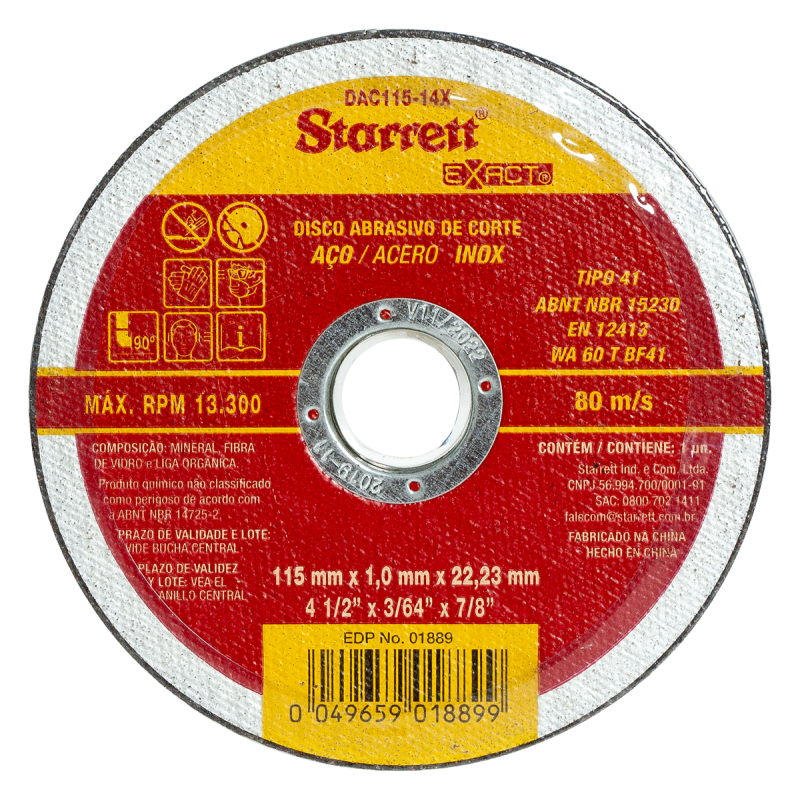 Starrett Trennscheiben (DAC115-14X)