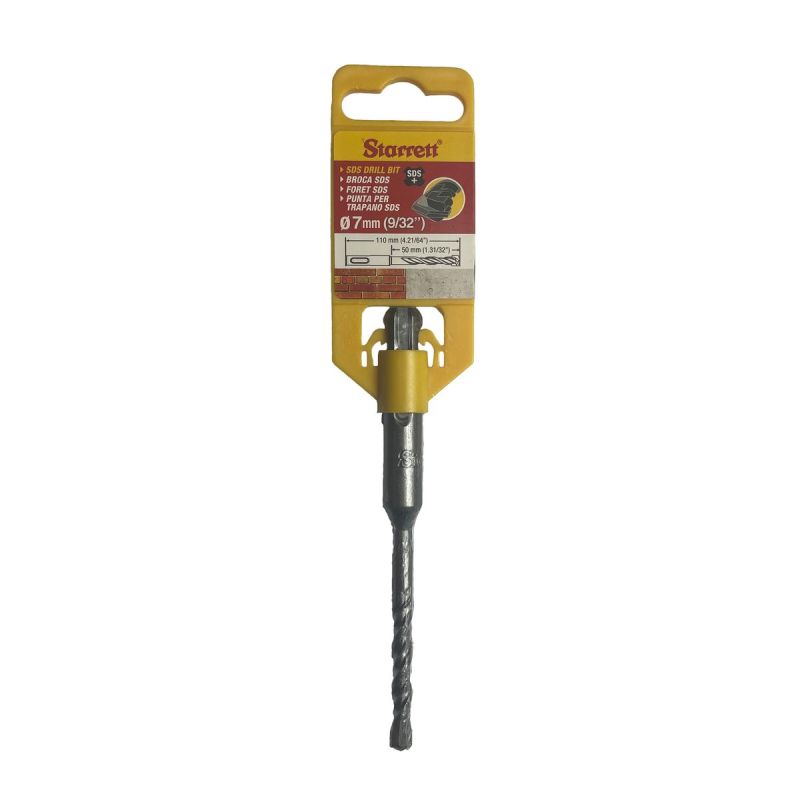 Starrett SDS-Plus Bohrer 2-Schneiden – 7mm × 110mm