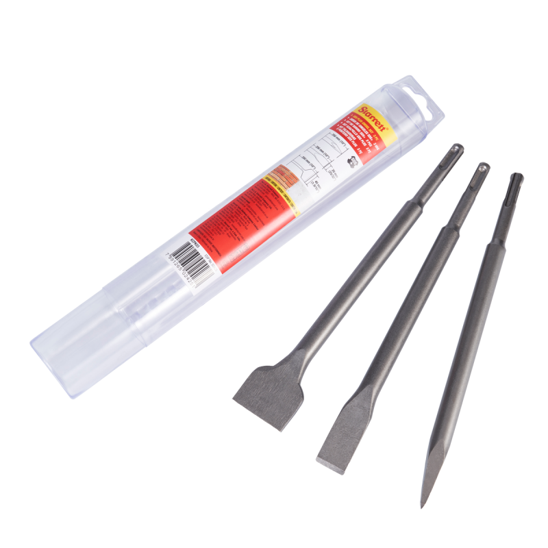 Starrett SDS-Plus Meißel-Set – 3-Piece (KCPK03)