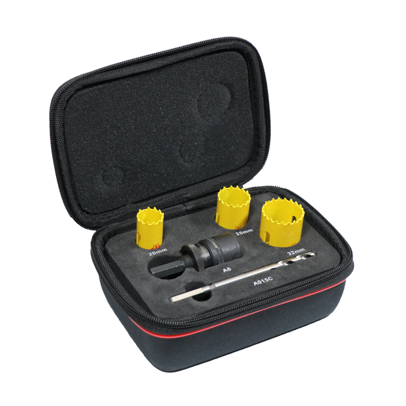 Starrett Bimetall-Schnelllochsägen-Set (FCH) – 3-Piece Kwik-Change Electricians