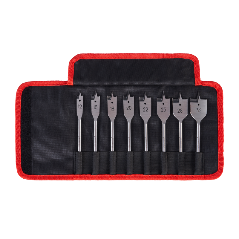 Starrett Flachbohrer-Set Holz – 8-Piece Hex-Schaft (KFWDK08)