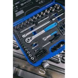 Gedore Steckschlüssel-Satz 1/4"+1/2" 69-tlg