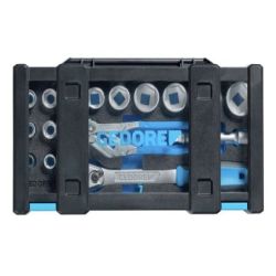 Gedore Steckschlüssel-Satz 1/2" mit Zangenschlüssel