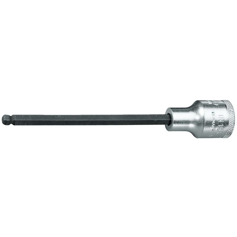 Gedore Schraubendrehereinsatz 1/2" lang Kugelkopf IN 7 mm
